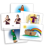 Children's Bible Signs Flash Cards