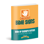 Children's Bible Signs Memory Book