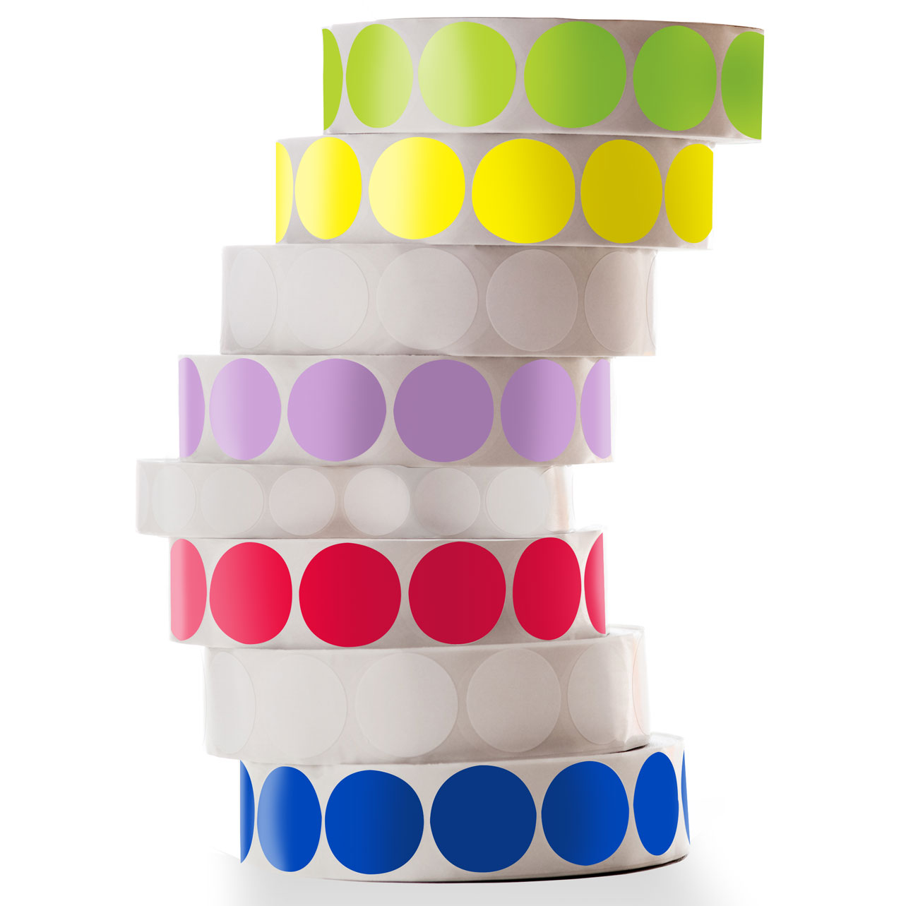 Color Wafer Seals tabs for church newsletters save time and money