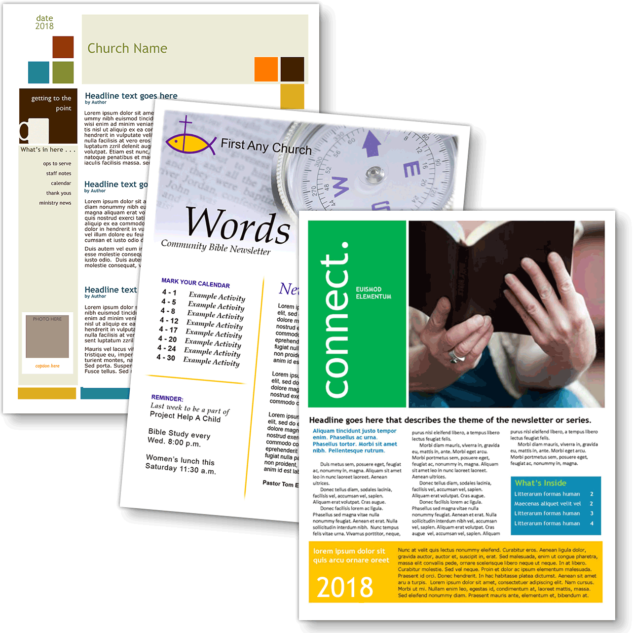 Church Newsletter Templates