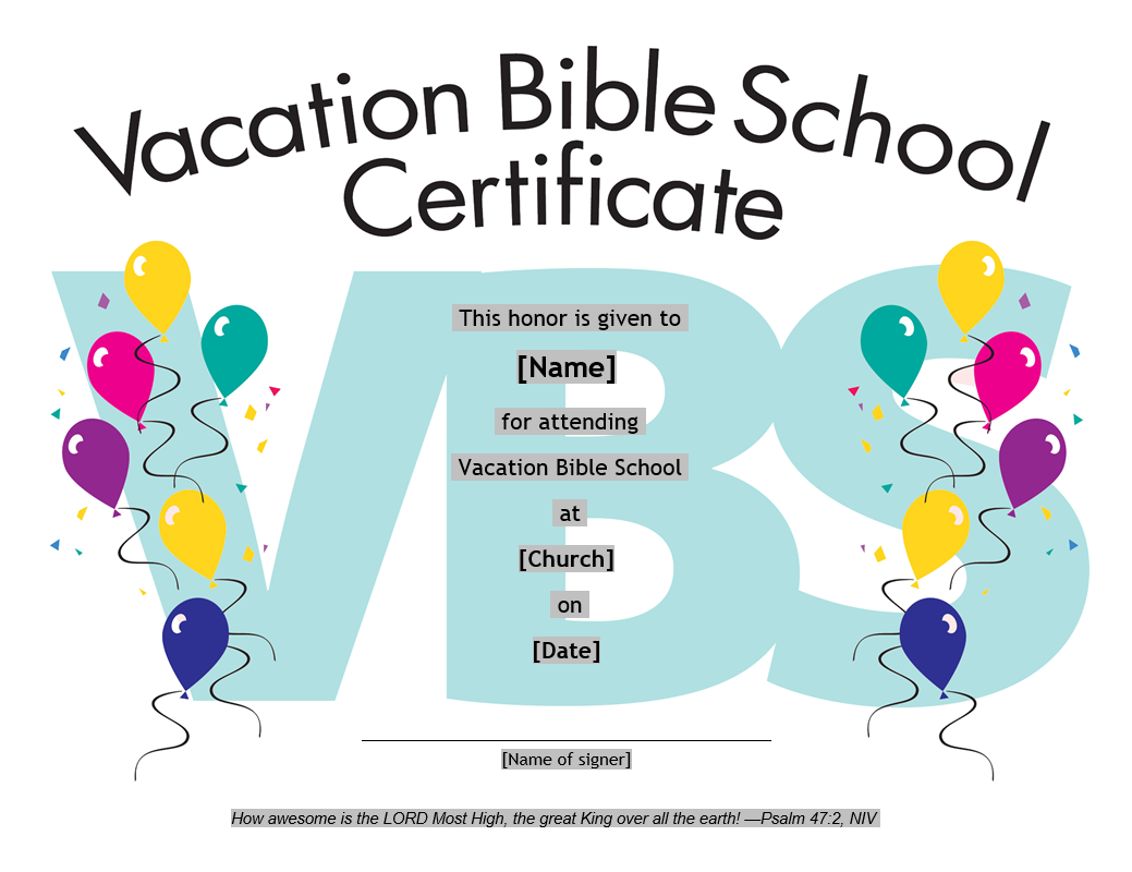 Vacation Bible School Downloadable Bundle