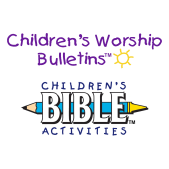 Children's Worship Bulletins Logo and Children's Bible Activities Logo