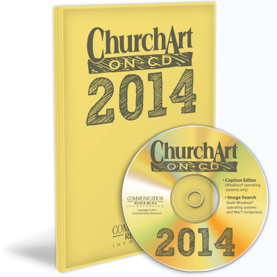 Church Art on CD 2014 product shot with yellow CD and case