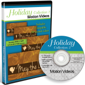 Photo of product shot of Church Motion Videos (July-Dec Holidays) CD and DVD Case
