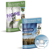 Booklet and CD Package Shot of Lectionary Art for Bulletin Covers