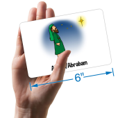 Flashcards for learning basic sign language to teach the Bible to children