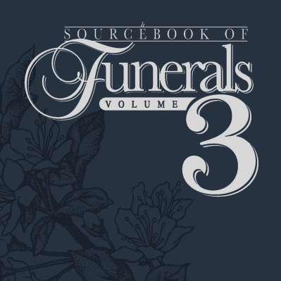 Logo of SourceBook of Funerals Volume 3 on a navy background