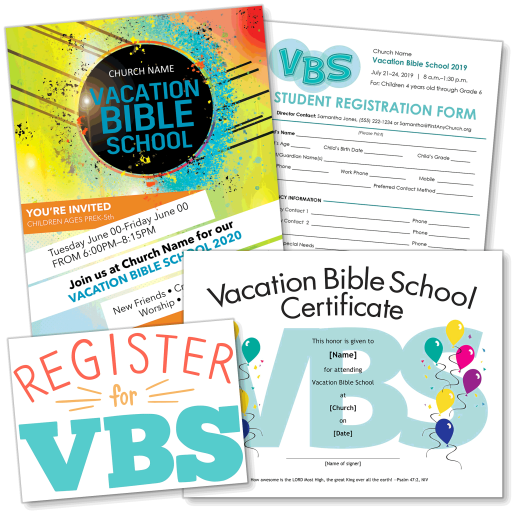 Vacation Bible School Templates Collection