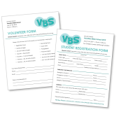 Vacation Bible School Forms Templates