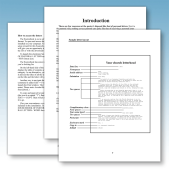 Sourcebook of Pastoral Letters introduction page printed on sky blue background