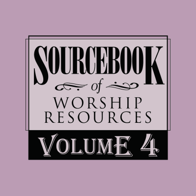 SourceBook of Worship Resources Volume 4 Logo on Purple Background