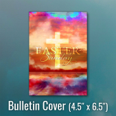 Coordinate bulletin cover art with Easter imagery for your church worship services during Holy Week.