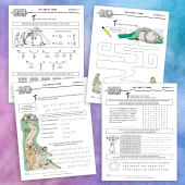 Photo of an Easter Activity Sheets printed on a piece of paper
