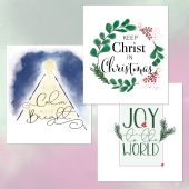 Image examples of free download Christmas cards