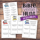 Bible verse activity games for preschoolers