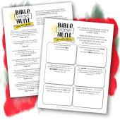 Christmas Bible Verse Hunt game example