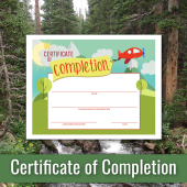 Bible Summer camps participation certificate template
