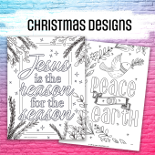 Christian Christmas coloring pages that are printable