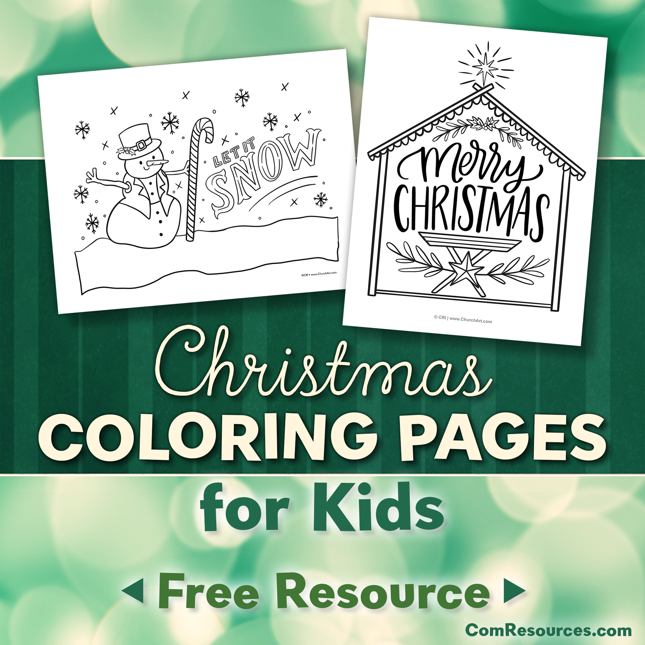 Christmas Coloring Sheets Printable Resource